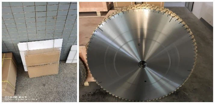 packign of marble saw blade