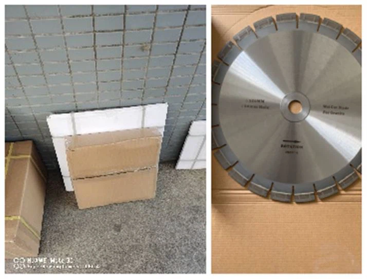 packing of granite saw blade