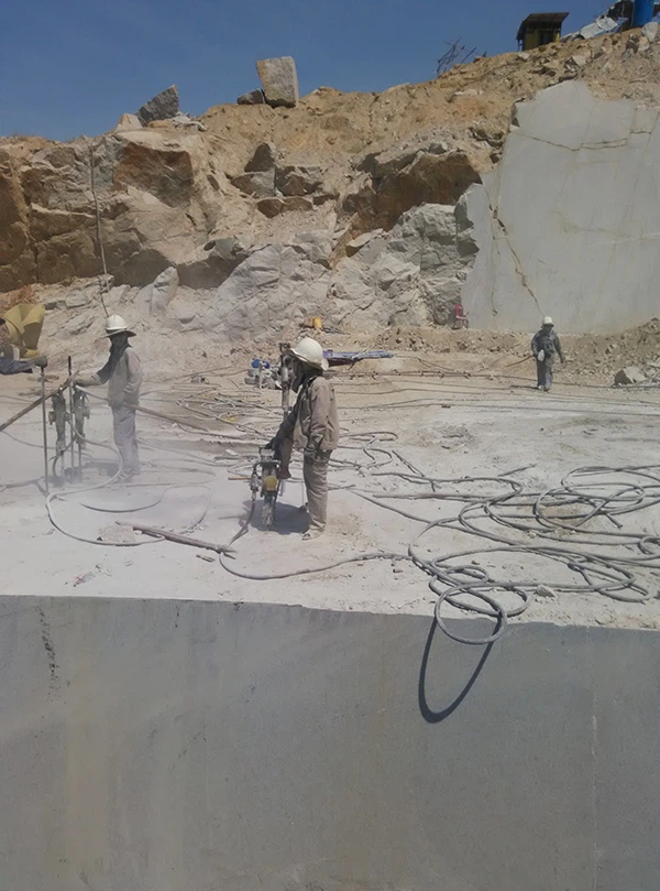 Hand-held Rock Drills Working Hand-held Rock Drills Working